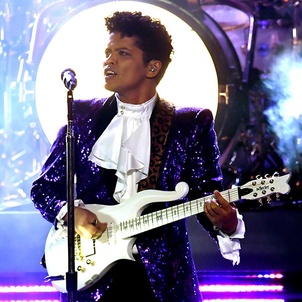 Bruno Mars, Prince Tribute, 2017 Grammy Awards Bruno Mars, Prince Tribute, 2017 Grammy Awards